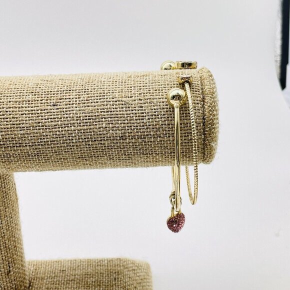 Skinny Cuff Bracelets Lot of 3 Gold Tone Rhinestone Accents Classic Career Gift - Picture 7 of 14